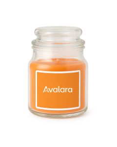 Glass Jar Candle Orange