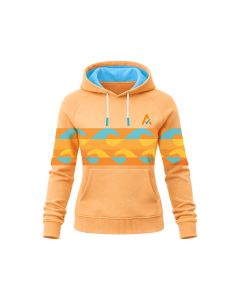 Women's Wave High Neck Hoodie